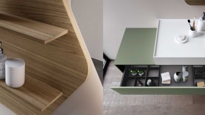 Mobili da Bagno con Maniglia a Gola